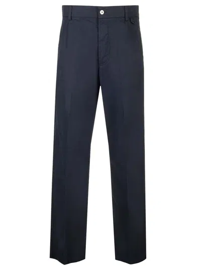 Bottega Veneta Logo Detailed Cargo Trousers In Black