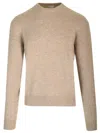 Bottega Veneta Men Cashmere Sweater In Brown