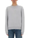 Bottega Veneta Intrecciato Leather And Cashmere Sweater In White