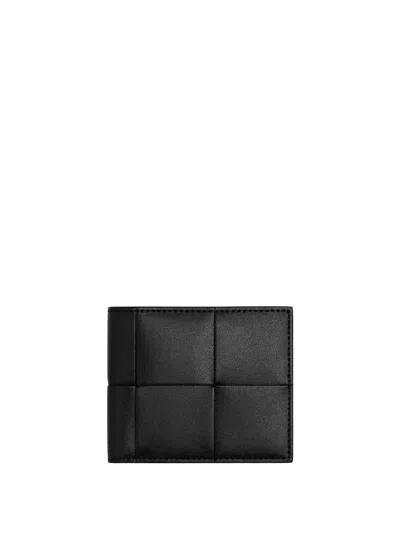Bottega Veneta Men Cassette Bi-fold Wallet In Black