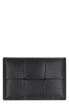 Bottega Veneta Men's Cassette Cardholder In Black