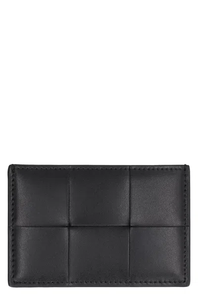 Bottega Veneta Men's Cassette Cardholder In Black