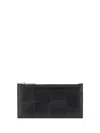 Bottega Veneta Cassette Leather Card Holder In Multicolor