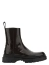 Bottega Veneta Men's Chocolate Leather Highway Ankle Boots