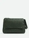 Bottega Veneta Men Cobble Messenger Grande In Green