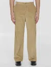 Bottega Veneta Corduroy Trousers In Neutral