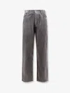 Bottega Veneta Men Corduroy Trousers In Animal Print