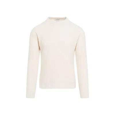 Bottega Veneta Men's Cotton Sweater In White