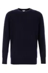 Bottega Veneta Maglione In Lana Blu Scuro  Uomo In Blue