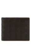 Bottega Veneta Men Intrecciato Bi-fold Wallet In Brown