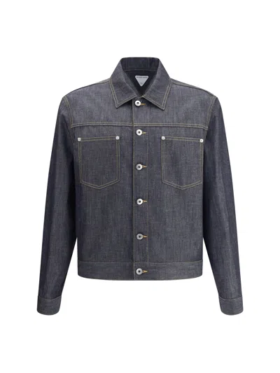 Bottega Veneta Men Denim Jacket In Blue