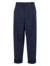 Bottega Veneta Tailored Long Trousers With Side Pockets And Zip Fastening
