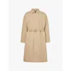Bottega Veneta Light Cotton Twill Trench Coat In Desert Taupe