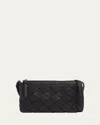 Bottega Veneta Men's Diago Zip Intreccio Taurillon Messenger Bag