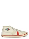 Bottega Veneta Men's Eliot Mid-top Sneakers In Neutral