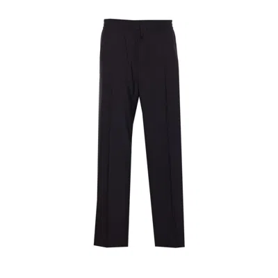 Bottega Veneta Men Fine Wool Trousers In Blue