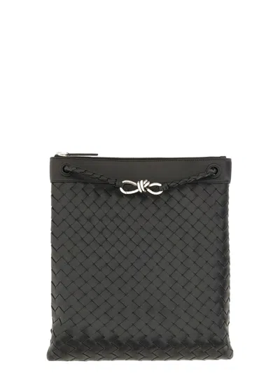 Bottega Veneta Men's Flat Lets Go Messenger Bag