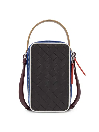 Bottega Veneta Men's Getaway Intrecciato Phone Pouch