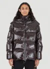 Bottega Veneta Gloss Padded Down Jacket In Brown