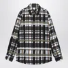Bottega Veneta Checked Collar Shirt Long Sleeves In Black