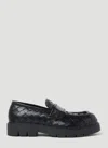 Bottega Veneta Haddock Lace Up Deep Calf Weave