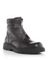 Bottega Veneta Men's Haddock Zip Booties In Nero
