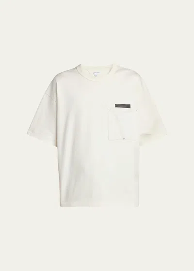 Bottega Veneta Men's Heavy Japanese Jersey T-shirt In White