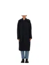 Bottega Veneta Nylon Blend Trench Coat With Buttoned Cuffs
