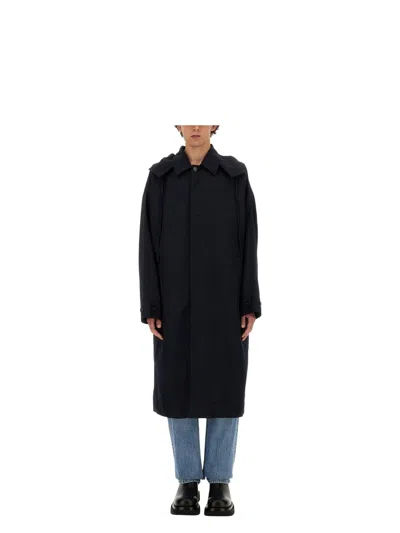 BOTTEGA VENETA MEN'S HOODED TRENCH COAT