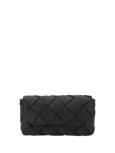 Bottega Veneta Men Iconic Intreccio Fanny Pack In Multicolor