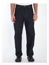 Bottega Veneta Men Indigo Wide Leg Jeans In Blue