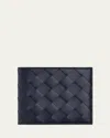 Bottega Veneta Intrecciato Bi-fold Wallet With Coin Purse