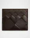 Bottega Veneta Men's Intrecciato 15 Degrade Leather Card Holder