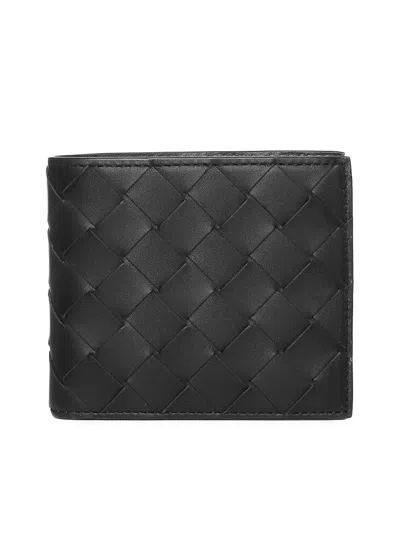 Bottega Veneta Men Intrecciato Bi-fold Wallet In Multi