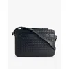 Bottega Veneta Mens Intrecciato Leather Briefcase In Black