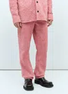 Bottega Veneta Intrecciato Suede Leather Shirt In Pink
