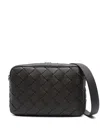 Bottega Veneta Men Intrecciato Taurillon Bag In Brown