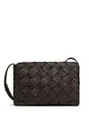 Bottega Veneta Men Intreccio Taurillon Bag In Brown