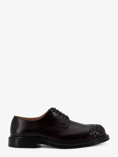 Bottega Veneta Men James Leather Lace-up Shoe In Multi
