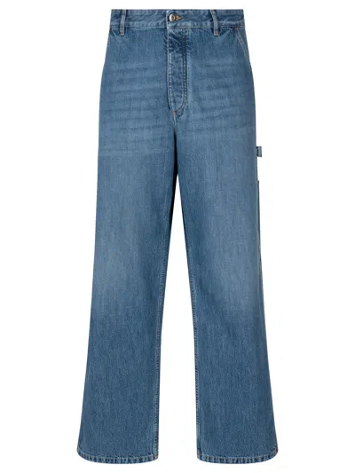 Bottega Veneta Men Jeans Cargo Vintage Indigo In Blue