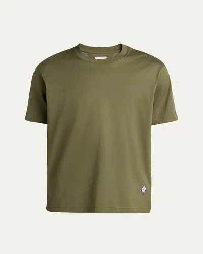BOTTEGA VENETA MEN'S JERSEY FISH EMBROIDERED T-SHIRT