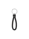 Bottega Veneta Intreccio Leather Key Ring In Multicolor