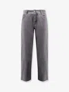 Bottega Veneta Matt Wide Leg Corduroy Pants In Neutral