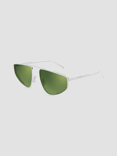 Bottega Veneta Men's Light Ribbon 59mm Geometric Sunglasses In Silver