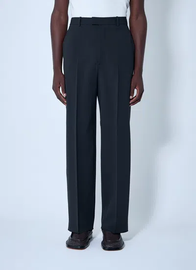 Bottega Veneta Men Light Wool Pants In Blue
