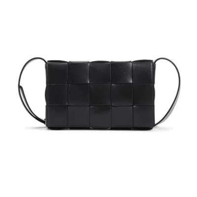 Bottega Veneta Men's Medium Cassettes In Black