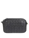 Bottega Veneta Men Mini Bag With Logo In Gray