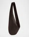 Bottega Veneta Veneto Woven Leather Shoulder Bag In Brown