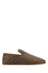 Bottega Veneta Sunday Woven Slippers In Brown