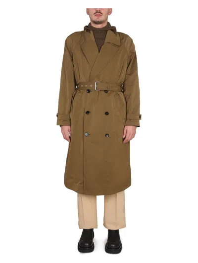 BOTTEGA VENETA MEN'S NYLON FOLDING TRENCH COAT